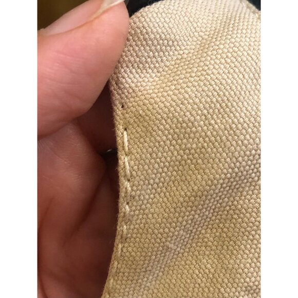 Y2K MOSCHINO CHEAP and CHIC. Sleeveless Halter Top Cotton Linen Blend Black & Be - Picture 10 of 10